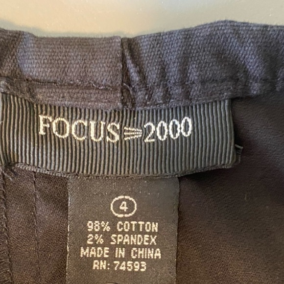 😍2/$20 Boho Sz 4 Black Cotton White Ribbon & Lace Embellished Midi Skirt - Picture 6 of 7